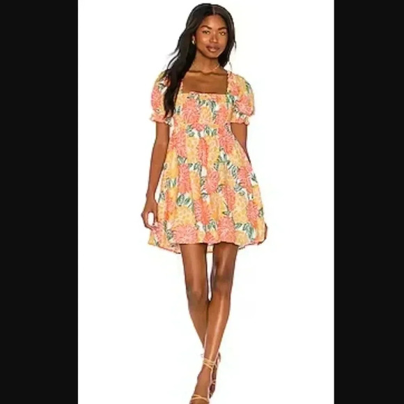 Faithfull the Brand Dresses & Skirts - Faithful The Brand Miguelina Mini Dress in Mariposa Floral Print